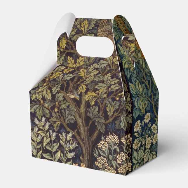 William Morris - Pheasant Bird Tree Botanical Favour Box (Front Side)