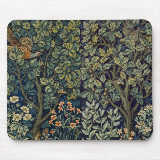 William Morris Pheasant Bird Tree Woodland Mouse Pad