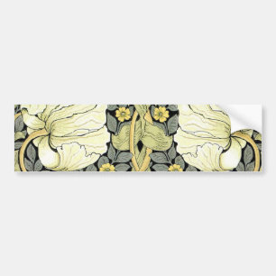 William Morris Pimpernel Art Floral Design Bumper Sticker
