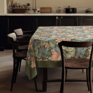 William Morris Pimpernel blush pastel blue sage Tablecloth
