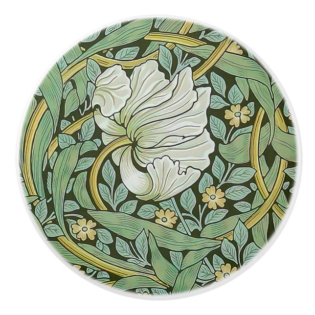 William Morris - Pimpernel Ceramic Knob (Front)