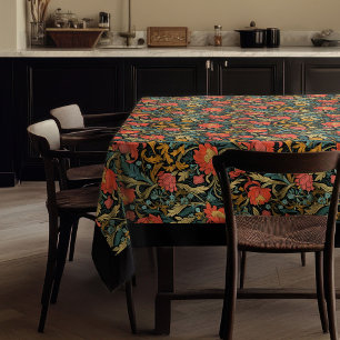 William Morris Pimpernel colourful vibrant colours Tablecloth