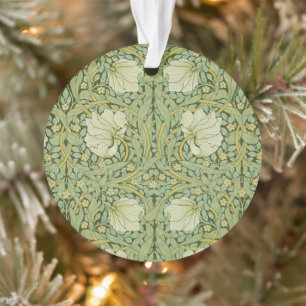William Morris Pimpernel Floral Blue Wallpaper Ornament