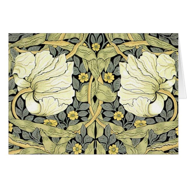 William Morris Pimpernel Floral Wallpaper (Front Horizontal)