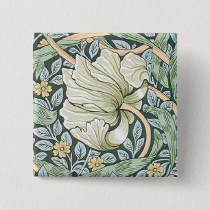 William Morris Pimpernel Floral Wallpaper 15 Cm Square Badge