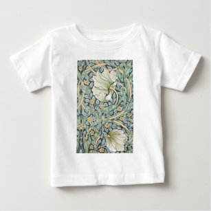 William Morris Pimpernel Floral Wallpaper Baby T-Shirt