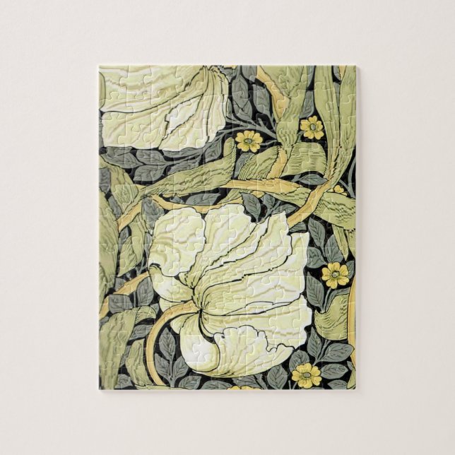 William Morris Pimpernel Floral Wallpaper Jigsaw Puzzle (Vertical)