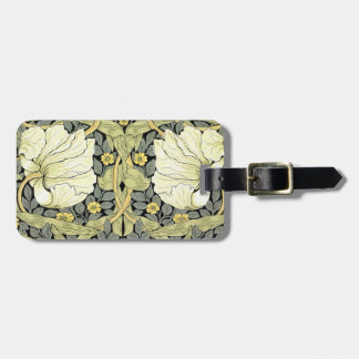 William Morris Pimpernel Floral Wallpaper Luggage Tag