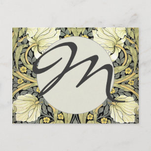 William Morris Pimpernel Floral Wallpaper Postcard