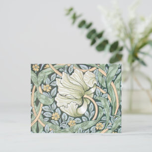 William Morris Pimpernel Floral Wallpaper Postcard