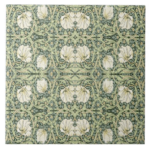 William Morris Pimpernel Green Ceramic Tile