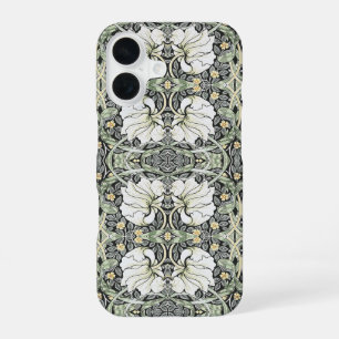 William Morris Pimpernel Intricate Floral Pattern iPhone 16 Case