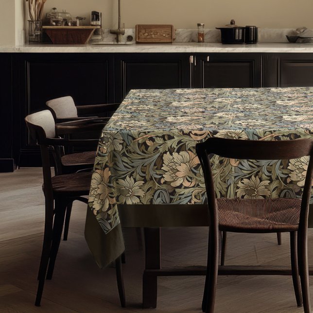 William Morris Pimpernel neutral pastel colours Tablecloth (William Morris Pimpernel neutral pastel colors Tablecloth)