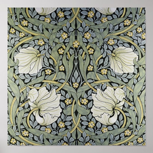 William Morris - Pimpernel  Pattern Design Poster (Front)
