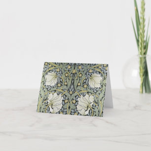 William Morris - Pimpernel  Pattern Design Thank You Card