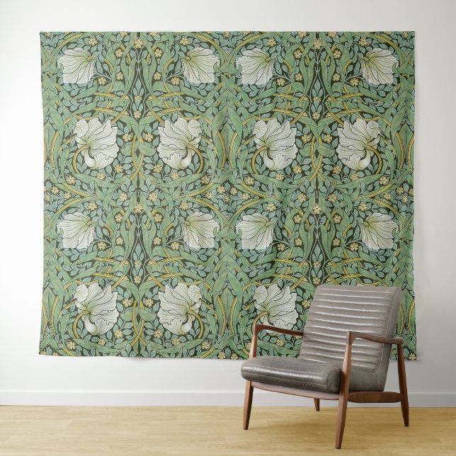 William Morris - Pimpernel Tapestry (In Situ (Horizontal))