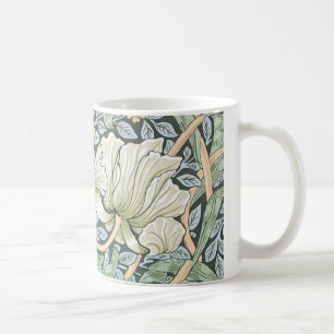 William Morris Pimpernel Tulips Botanical Art Coffee Mug