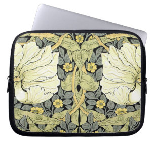 William Morris Pimpernel Tulips Botanical Art Laptop Sleeve