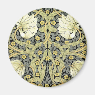 William Morris Pimpernel Tulips Botanical Art Magnet
