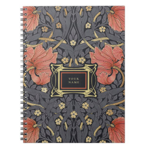 William Morris Pimpernel Vintage Notebook