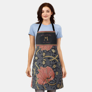 William Morris Pimpernel Vintage Pattern Apron