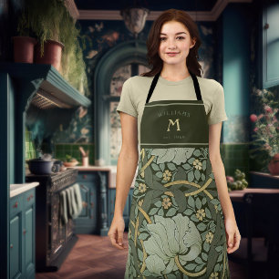 William Morris Pimpernel Vintage Pattern Apron