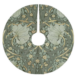 William Morris Pimpernel Vintage Pattern Brushed P Polyester Tree Skirt