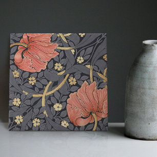 William Morris Pimpernel Vintage Pattern Ceramic T Tile