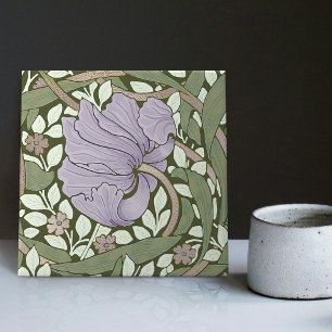 William Morris Pimpernel Vintage Pattern Ceramic T Tile