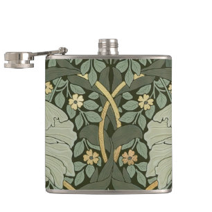 William Morris Pimpernel Vintage Pattern Flask