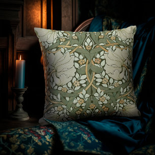 William Morris Pimpernel Vintage Pattern Throw Pil Cushion