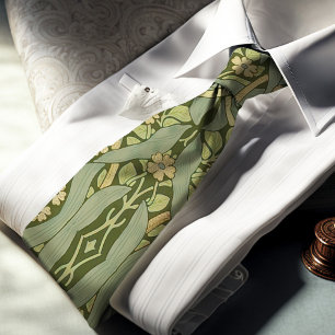 William Morris Pimpernel Vintage Pattern Tie