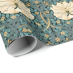 William Morris Pimpernel Vintage Pattern Wrapping  Paper