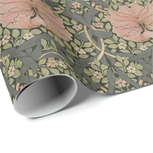 William Morris Pimpernel Vintage Pattern Wrapping Paper