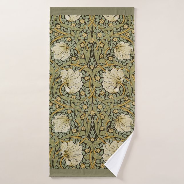 William Morris Pimpernel Vintage Pre-Raphaelite Bath Towel (Bath Towel)