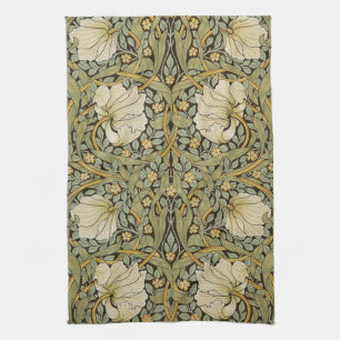 William Morris Pimpernel Vintage Pre-Raphaelite Tea Towel