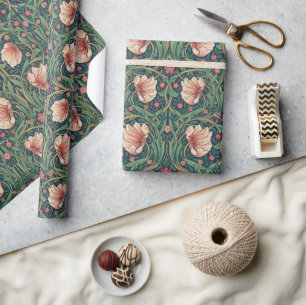 William Morris  Pimpernel Vintage Pre-Raphaelite Wrapping Paper