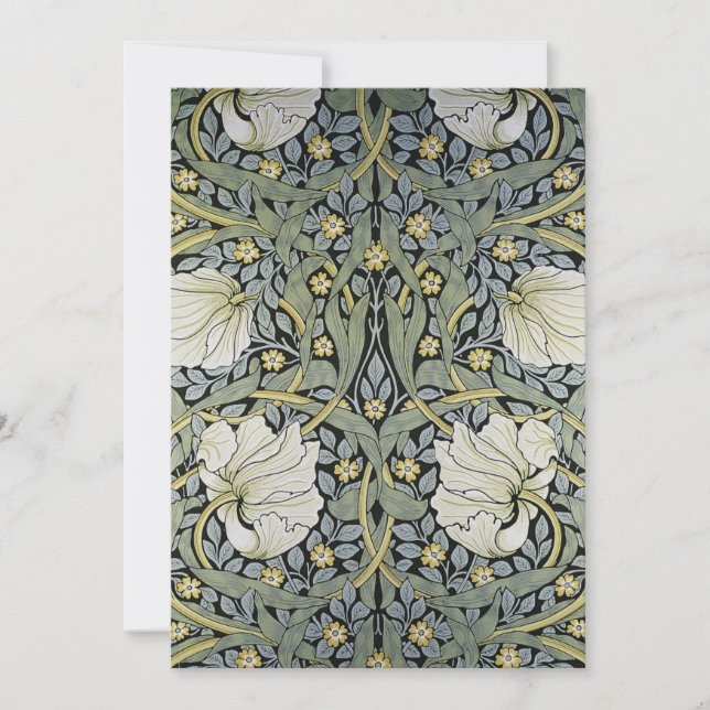 William Morris - Pimpernel  Wallpaper Design Announcement (Front)