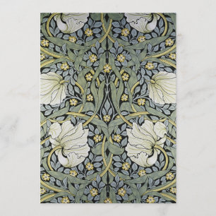 William Morris - Pimpernel Wallpaper Design Invitation