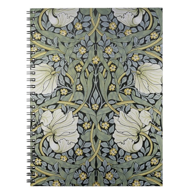William Morris - Pimpernel  Wallpaper Design Notebook (Front)