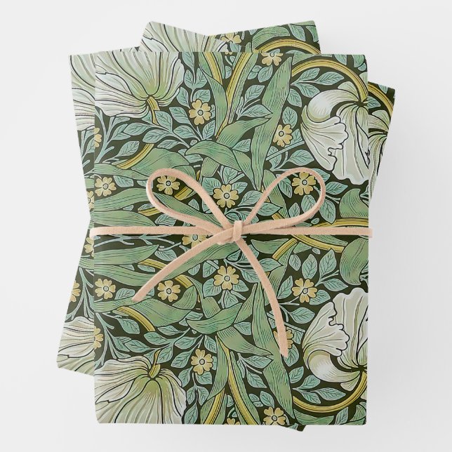 William Morris - Pimpernel Wrapping Paper Sheet (In situ)