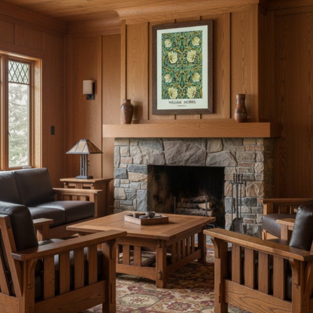 William Morris Pimperrnel Mission Style  Poster (Creator Uploaded)