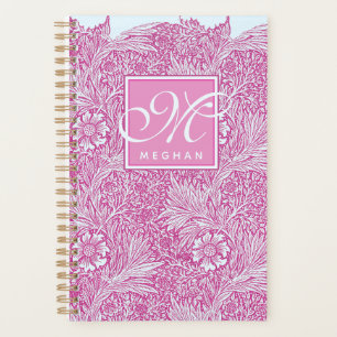 William Morris, Pink Marigold & Monogram Planner