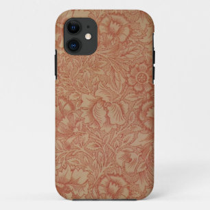 William Morris Pink Poppy Flower Floral iPhone 11 Case