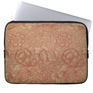 William Morris Pink Poppy Flower Floral Laptop Sleeve