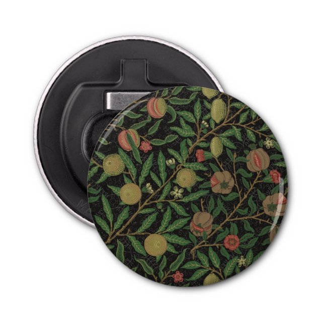 William Morris Pomegranate Classic Fruit Bottle Opener (Front)