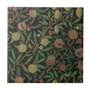 William Morris Pomegranate Classic Fruit Ceramic Tile