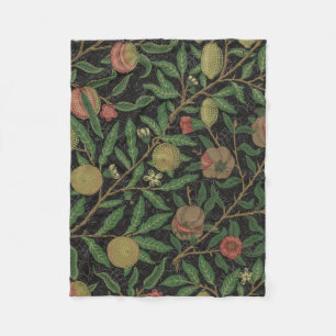 William Morris Pomegranate Classic Fruit Fleece Blanket
