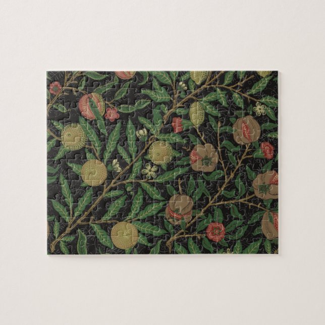 William Morris Pomegranate Classic Fruit Jigsaw Puzzle (Horizontal)