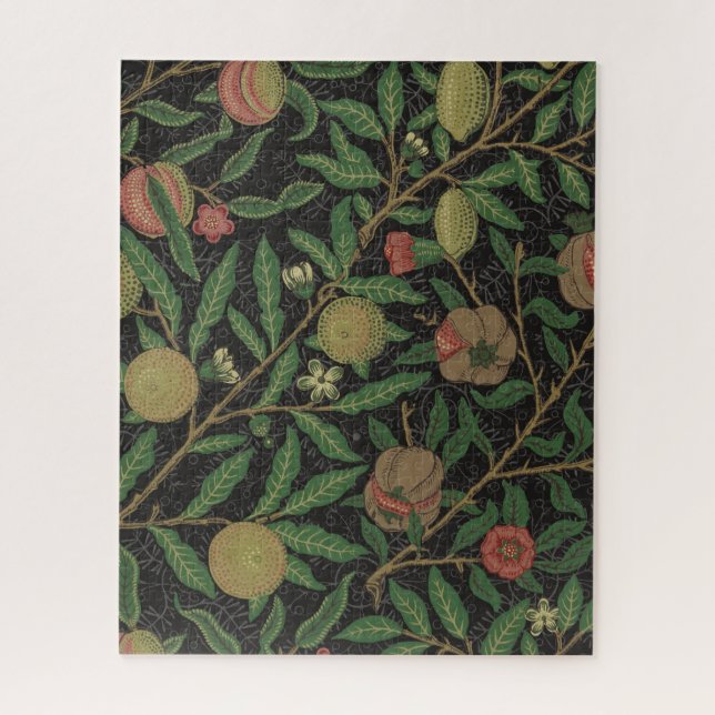 William Morris Pomegranate Classic Fruit Jigsaw Puzzle (Vertical)